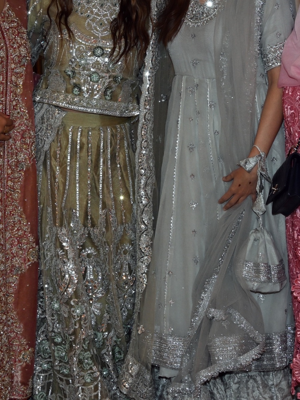 Sage green lengha